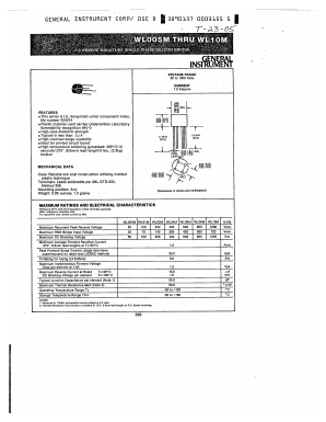 WL005M Datasheet PDF ETC