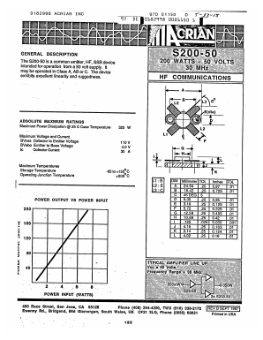S200-50 Datasheet PDF ETC