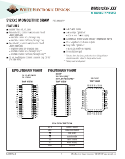 WMS512K8V-17CLCA Datasheet PDF ETC