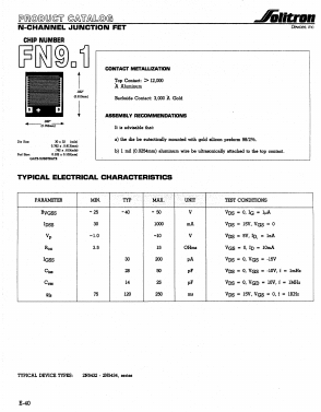 2N5434 Datasheet PDF ETC