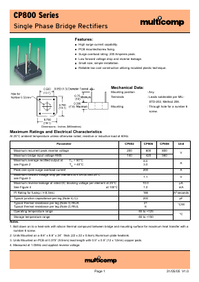 CP802 Datasheet PDF ETC