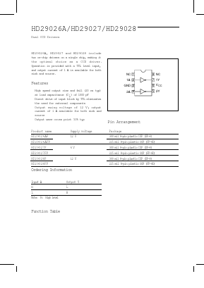 HD29028P Datasheet PDF ETC