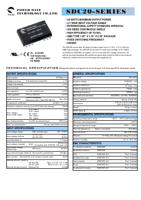SDC20-48S05 Datasheet PDF ETC
