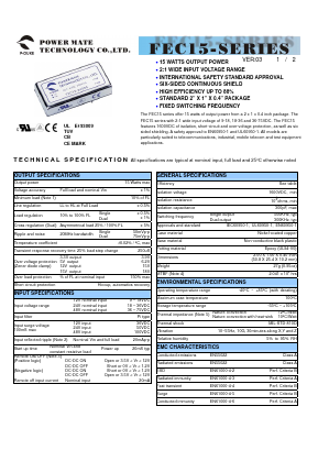 FEC15-12S05 Datasheet PDF ETC