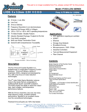 FVXO-LC52B-600.0-699.99 Datasheet PDF ETC