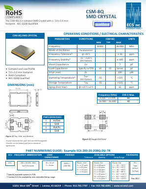 ECS-120-18-20BQ-DS Datasheet PDF ETC