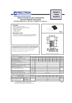 RS406L Datasheet PDF ETC