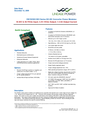 SW003A5F91Z Datasheet PDF ETC