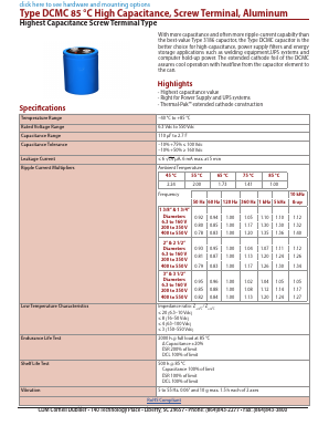DCMC112T160AK2B Datasheet PDF ETC
