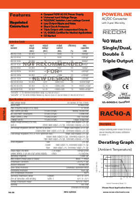 RAC40-05SA Datasheet PDF ETC