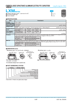 ELXM251VSN681MR40S Datasheet PDF ETC
