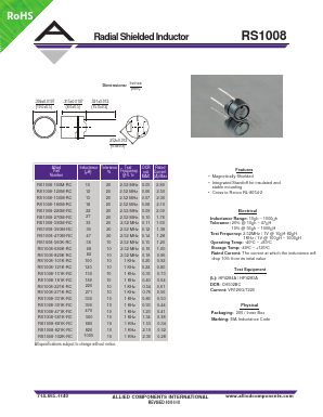 RS1008-681K-RC Datasheet PDF ETC