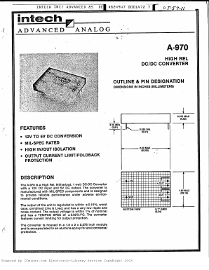 A970 Datasheet PDF ETC