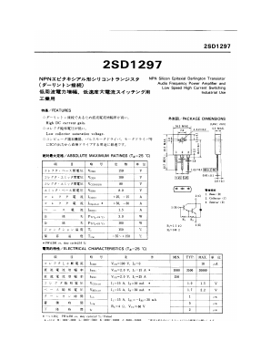 2SD1297 Datasheet PDF ETC