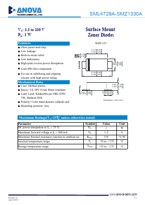 SML4732A Datasheet PDF ETC