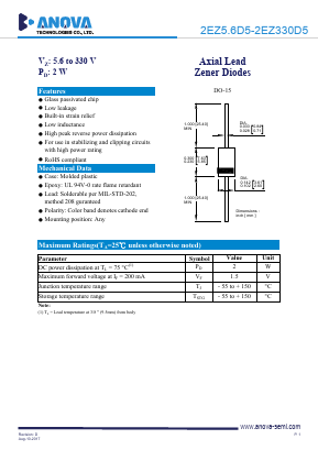 2EZ5.6D5 Datasheet PDF ETC