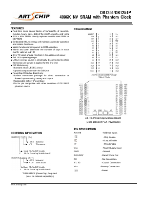 DS1251 Datasheet PDF ETC