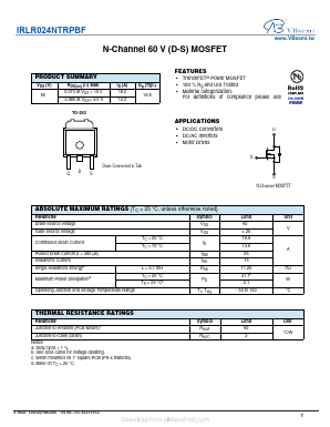 IRLR024NTRPBF Datasheet PDF ETC