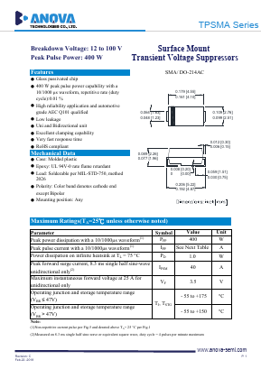 TPSMA62A Datasheet PDF ETC