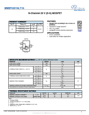 MMBF0201NLT1G Datasheet PDF ETC