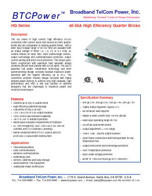 HQ50A-48-1.5 Datasheet PDF ETC