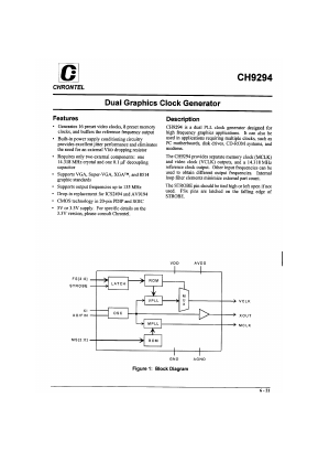 CH9294G Datasheet PDF ETC1