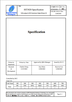 IST3028 Datasheet PDF ETC1