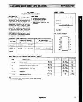 54LS89 Datasheet PDF ETC1