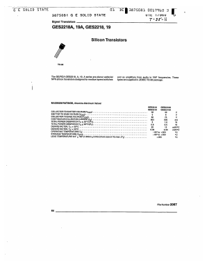 GES2218 Datasheet PDF ETC1