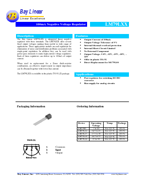 LM79L05 Datasheet PDF ETC1