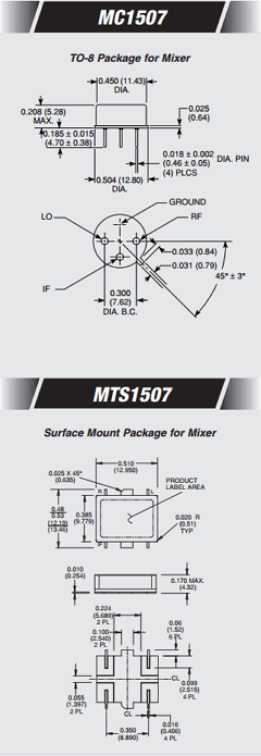 MC1507 Datasheet PDF ETC1