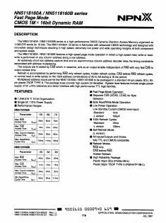 NN5118160BLTT-60 Datasheet PDF ETC1