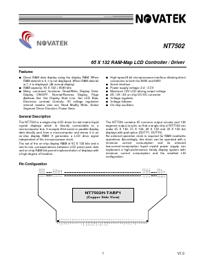 NT7502H-BDT Datasheet PDF ETC1
