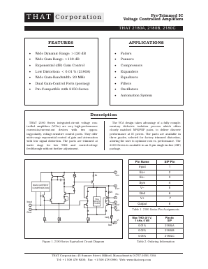 THAT2180LB Datasheet PDF ETC1