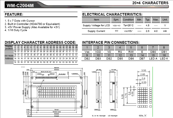 WM-C2004M Datasheet PDF ETC1