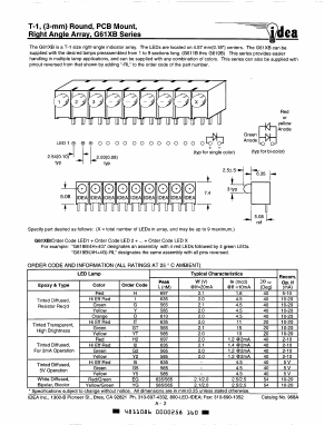 G61XB Datasheet PDF ETC1