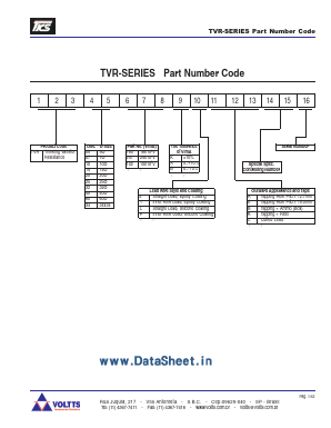 TVR07201 Datasheet PDF ETC1