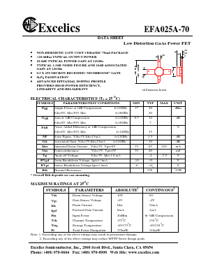 EFA025A-70 Datasheet PDF ETC1