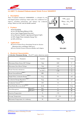 2N60 Datasheet PDF ETC1