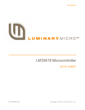 LM3S618-IRN20-B0T Datasheet PDF ETC2