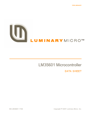 LM3S601 Datasheet PDF ETC2