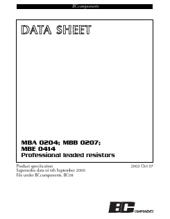 MBA0204 Datasheet PDF ETC2