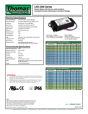 LED-20W Datasheet PDF ETC2