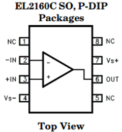 EL2160CN Datasheet PDF Elantec -> Intersil