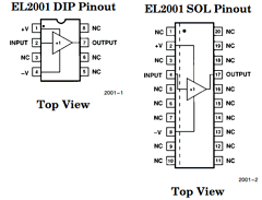 EL2001ACN Datasheet PDF Elantec -> Intersil