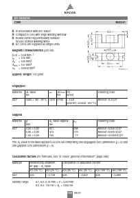 B66341-G1500-X127 Datasheet PDF EPCOS AG