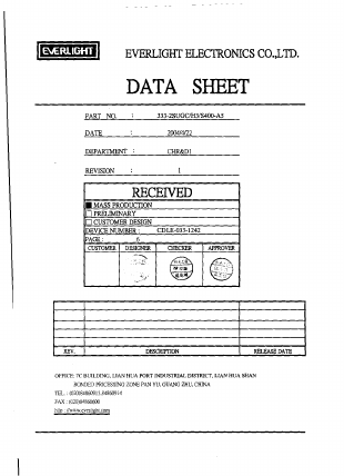 333-2SUGC-H3-S400-A5 Datasheet PDF EVERLIGHT