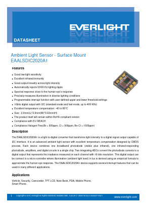 EAALSDIC2020A1 Datasheet PDF EVERLIGHT