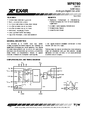 MP8780JS Datasheet PDF Exar Corporation