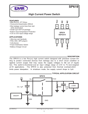 SP619EK-L Datasheet PDF Exar Corporation